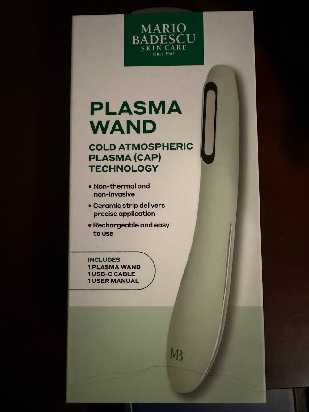 Mario Badescu Skincare Plasma Wand cold atmospheric plasma CAP technology